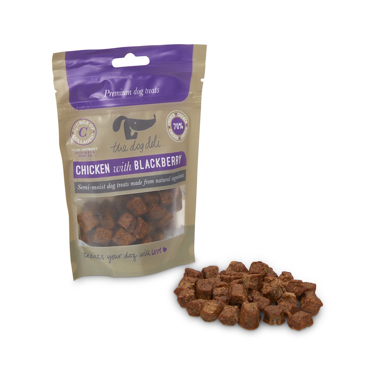 Chicken with Blackberry Semi-moist Treat