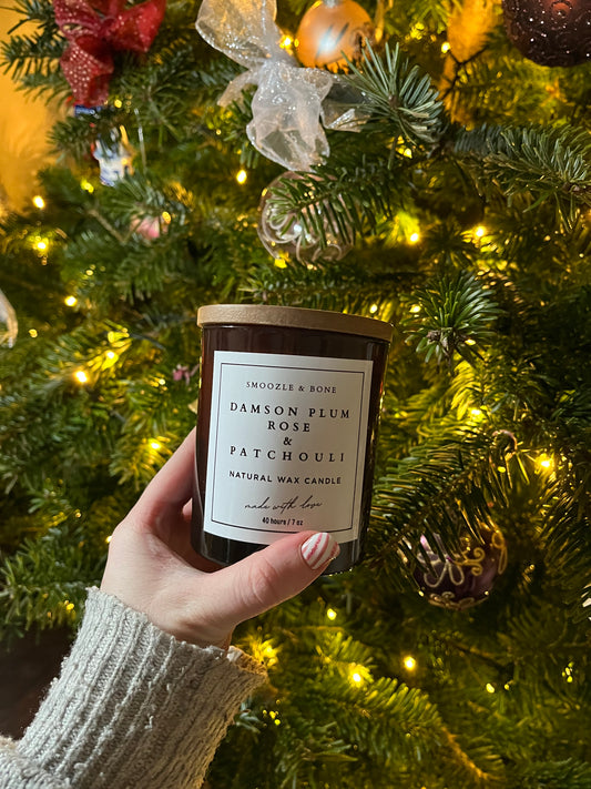 Damson Plum, Rose & Patchouli Candle