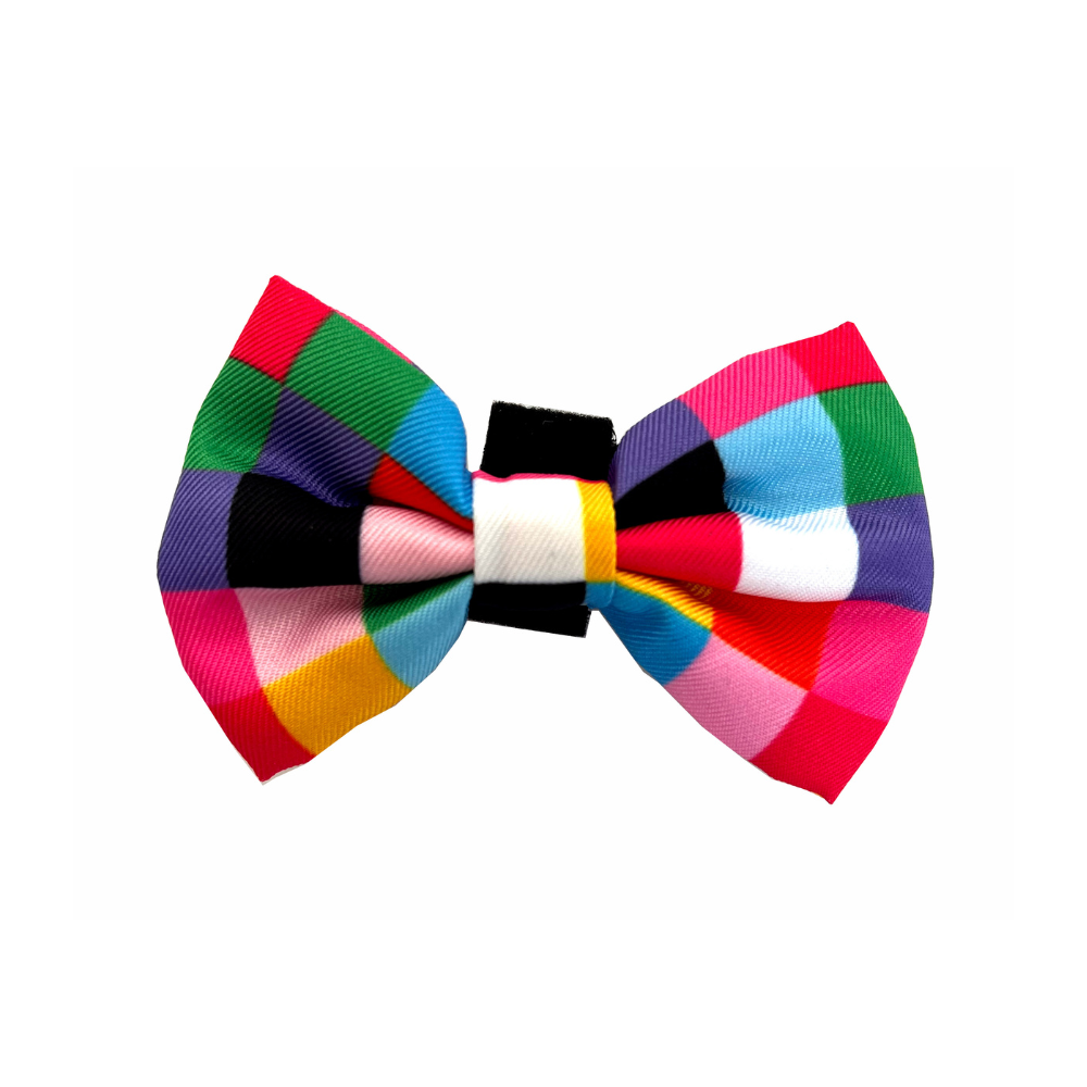 Patchwork Pooch Bow Tie