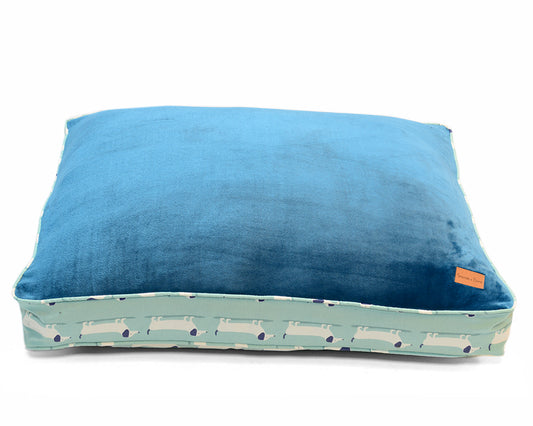 Blue Daxi Flat Dog Bed