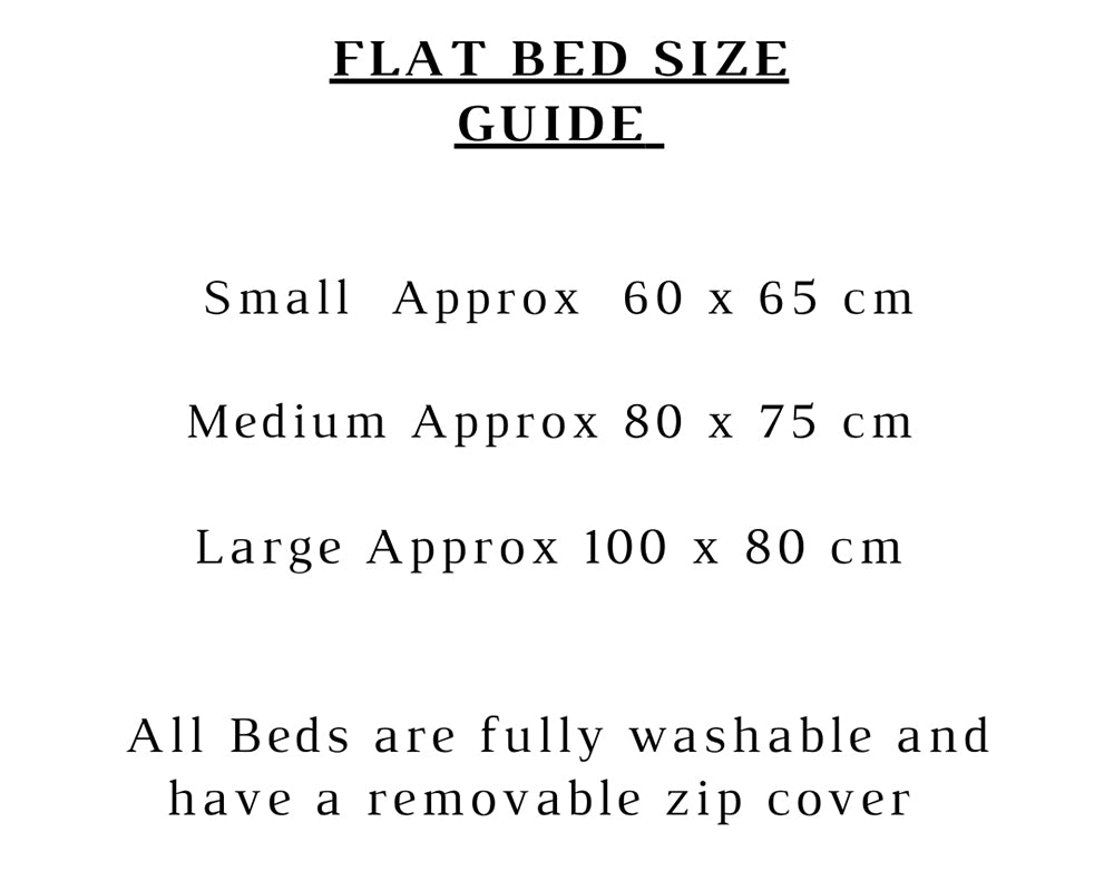 Freddie Fox Hand-Made Flat Dog Bed