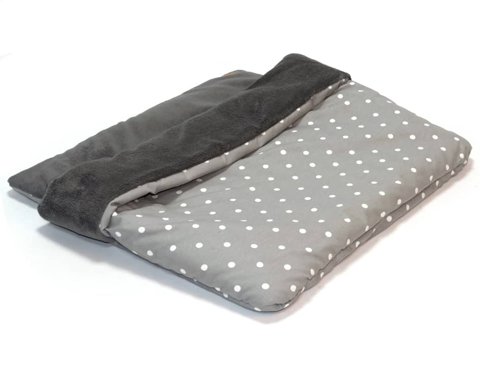 Grey Spot Hand-Made Snuggle Sack
