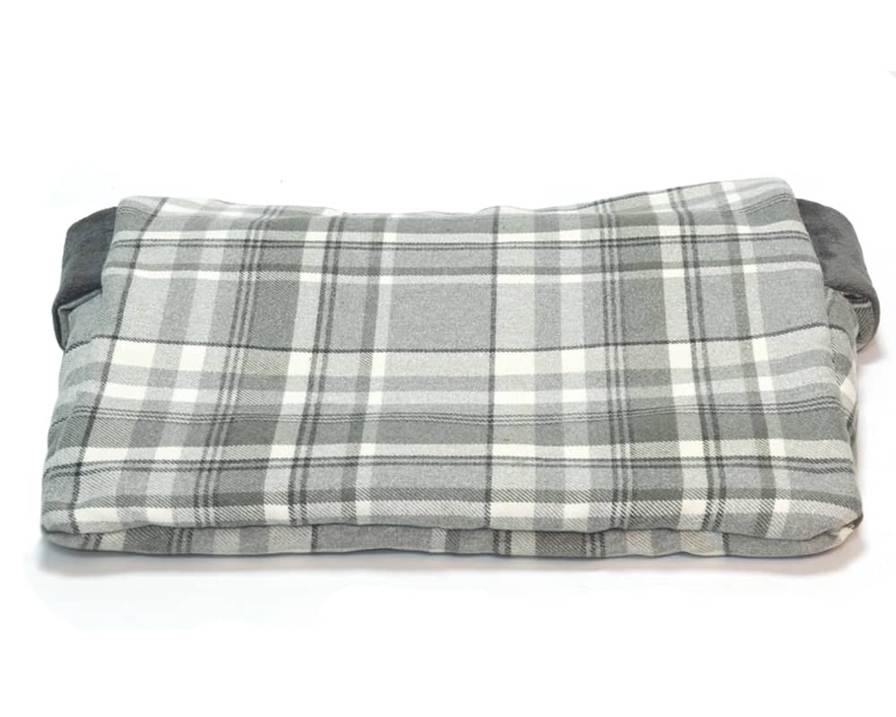 Grey Tartan Hand-Made Snuggle Sack