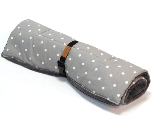 Grey Spot Travel Mat