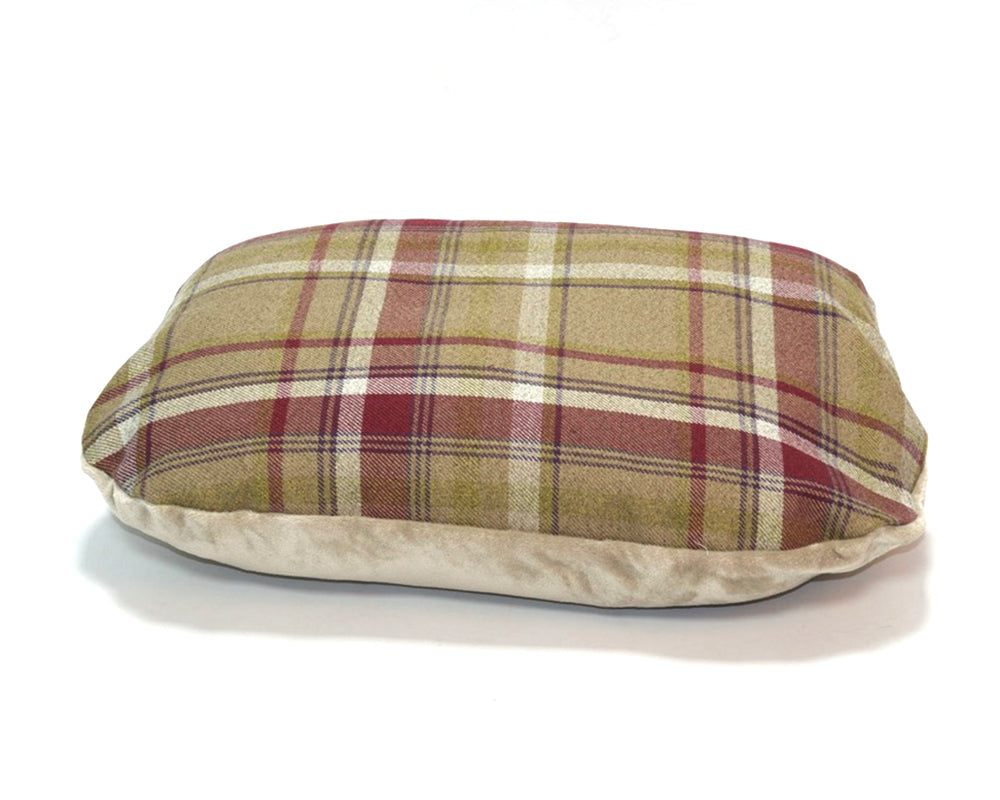 Heather Tweed Cave Dog Bed