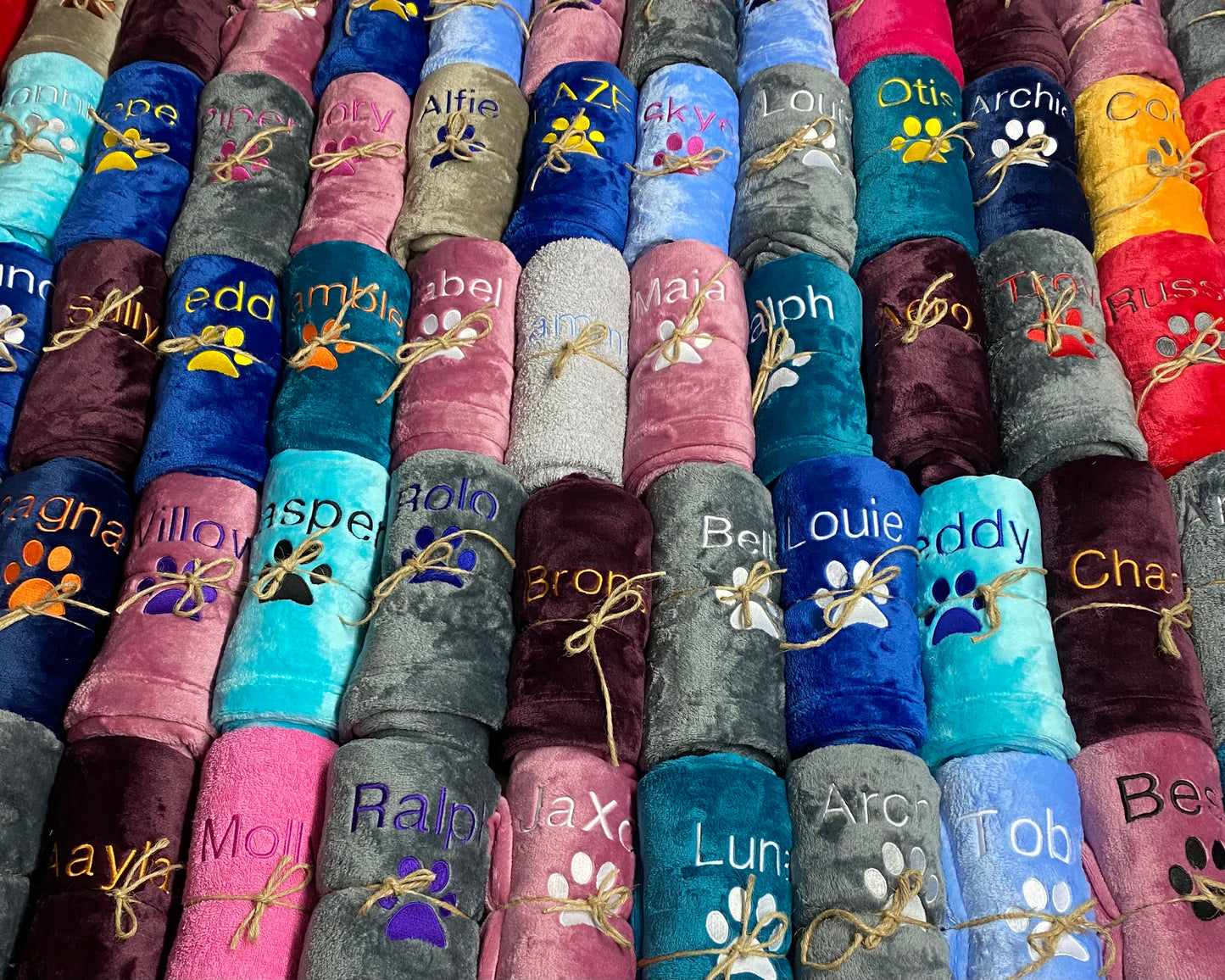 Luxury Hand-Made Personalised Fleece Blankets