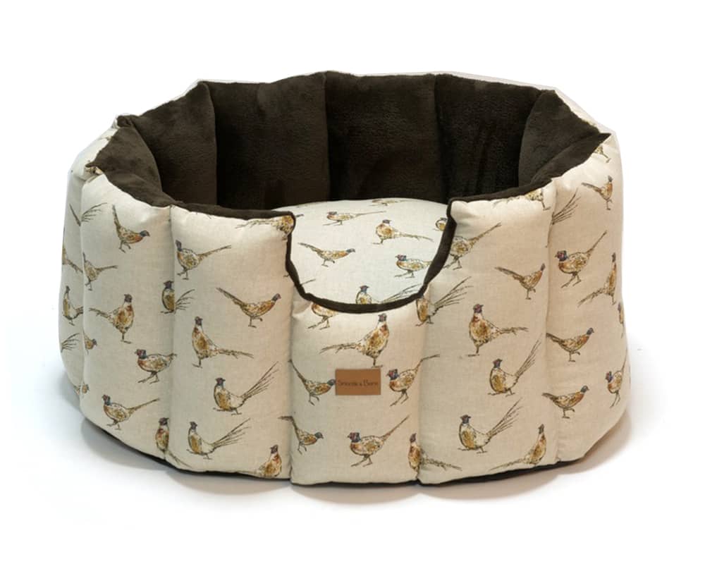 Pheasant Hand-Made Cave Dog Bed