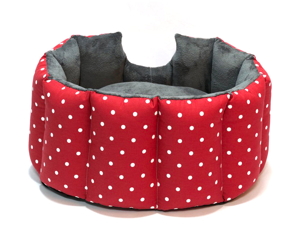 Red Spot Hand-Made Cave Dog Bed