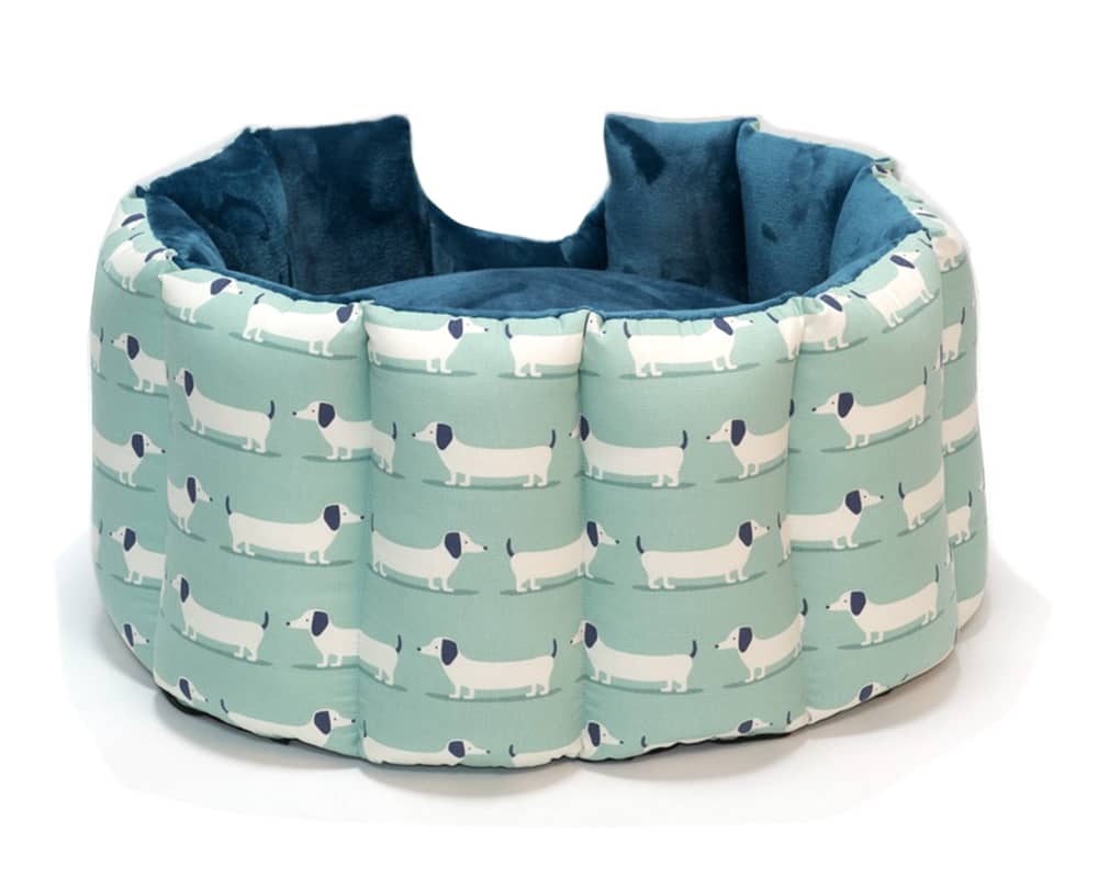 Blue Daxi Hand-Made Cave Dog Bed