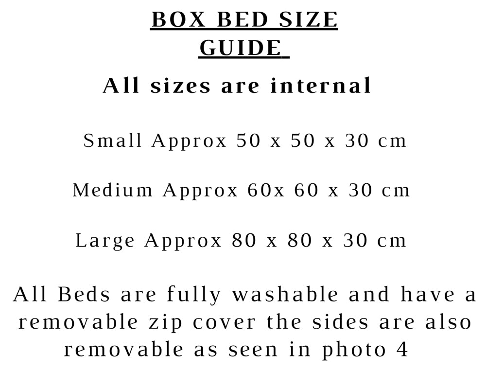 Red Tartan Hand-Made Box Dog Bed
