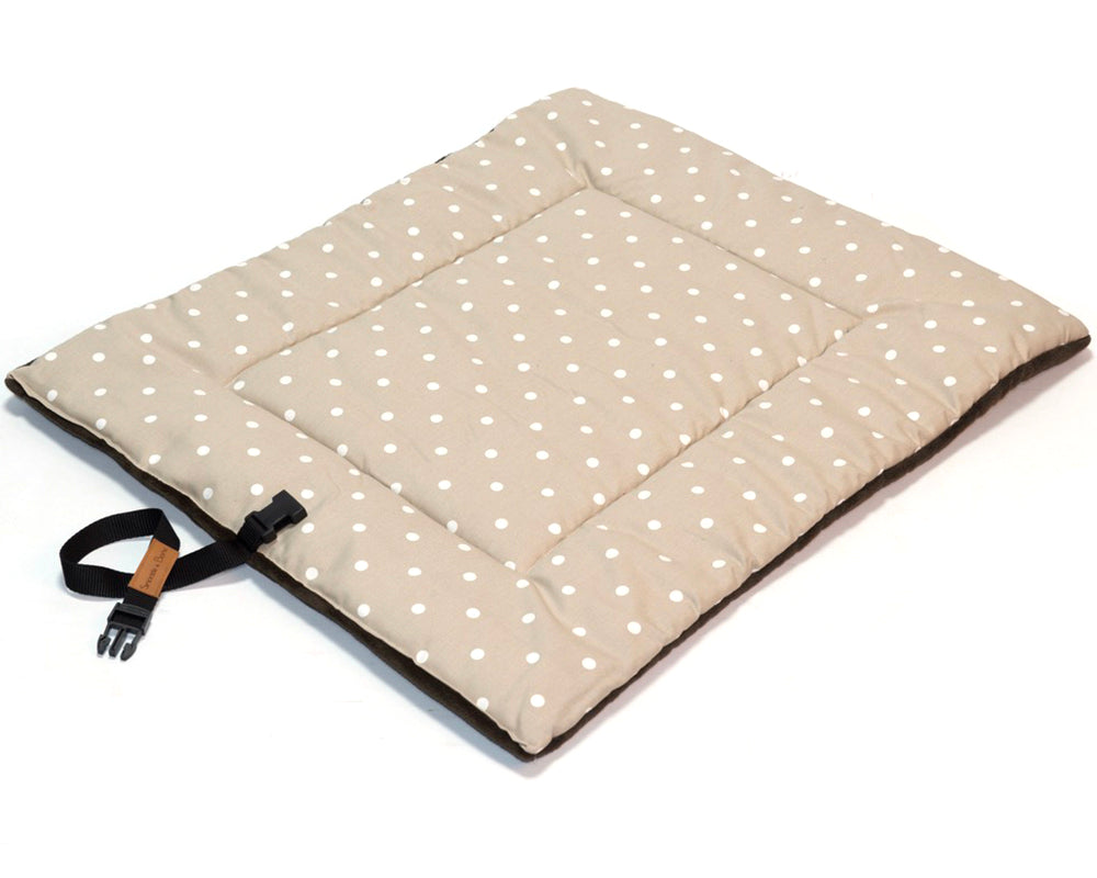 Taupe Spot Travel Mat