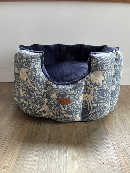 Woodland Friends Hand-Made Cave Dog Bed