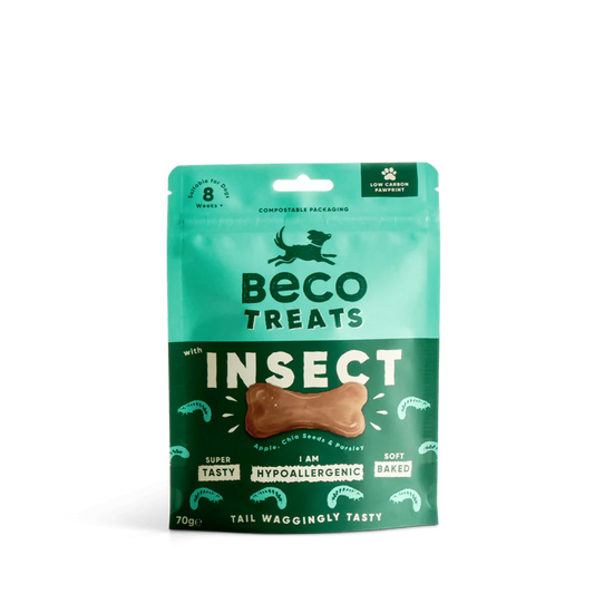 Insect Dog Treats with Apple & Chia Seeds