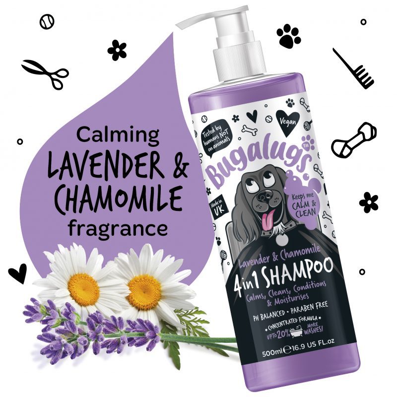 Lavender & Chamomile 4 in 1 Dog Shampoo