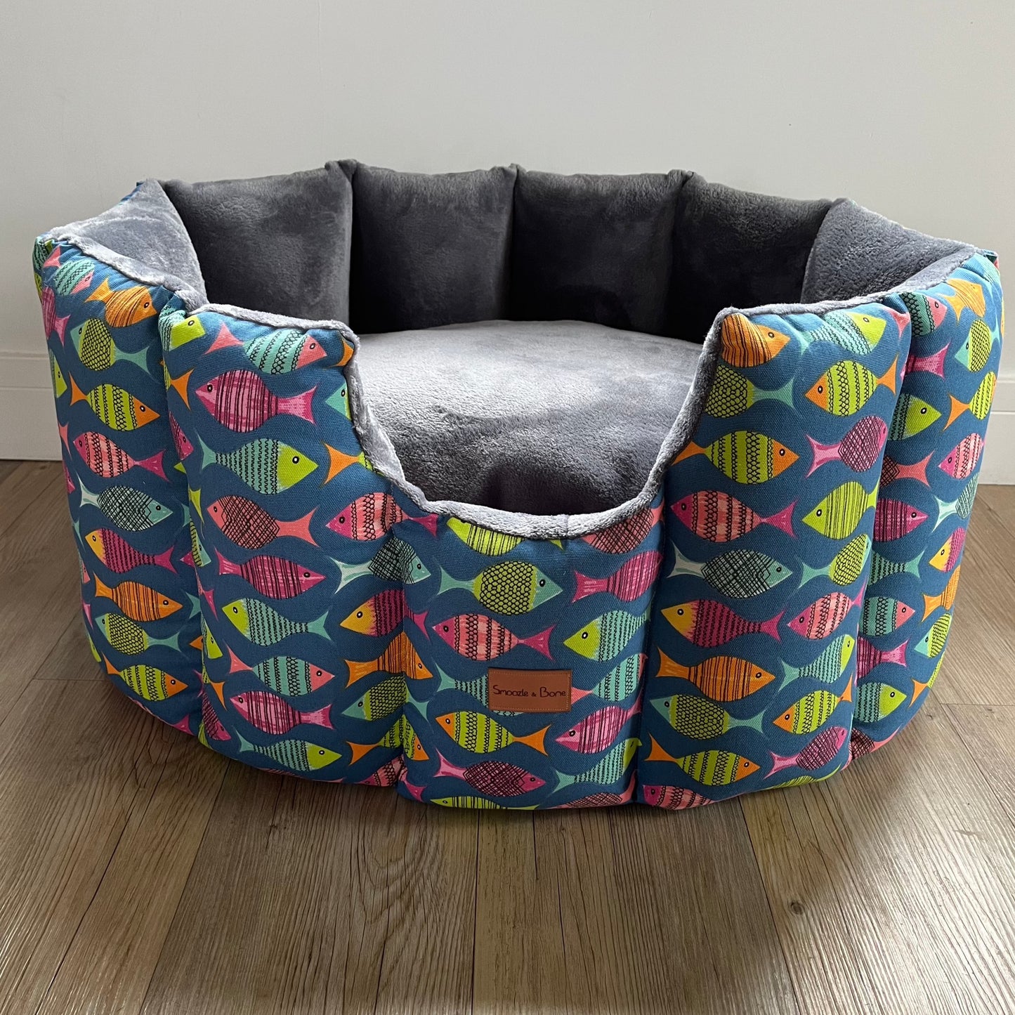 Fishy Hand-Made Cave Dog Bed