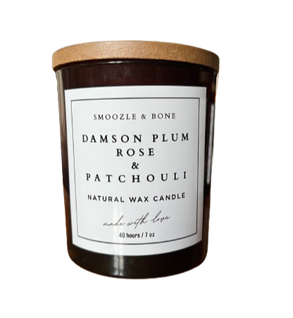 Damson Plum, Rose & Patchouli  Candle