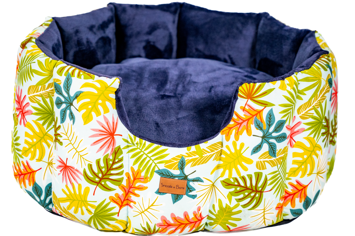 Leafy Hand-Made Cave Dog Bed