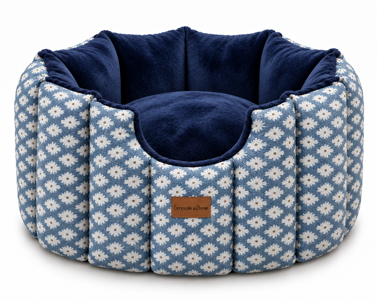 Blue Country Heritage Cave Dog Bed