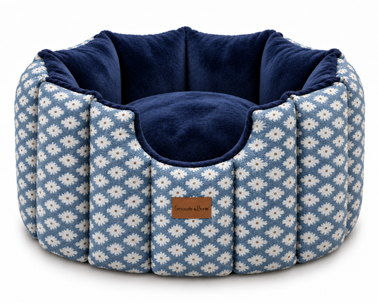 Blue Country Heritage Cave Dog Bed