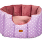 Lilac Spot Hand-Made Cave Dog Bed