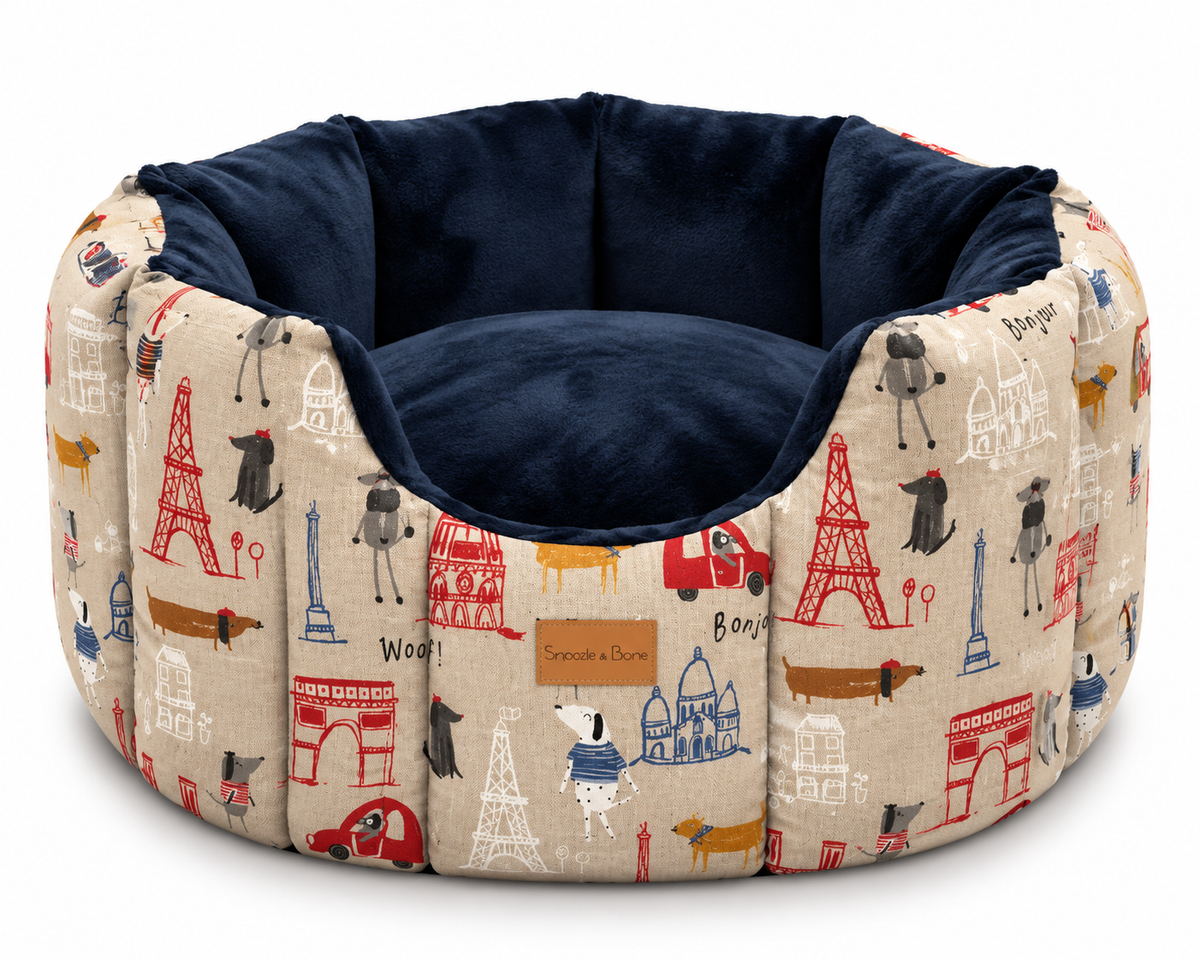 Paris Dogs Dog Bed
