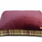 Heather Tartan Hand-Made Flat Dog Bed