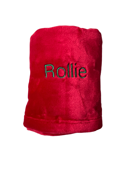 Red Rollie Fleece Blanket