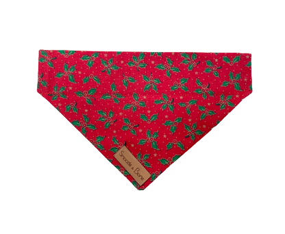 Red Holly Bandana