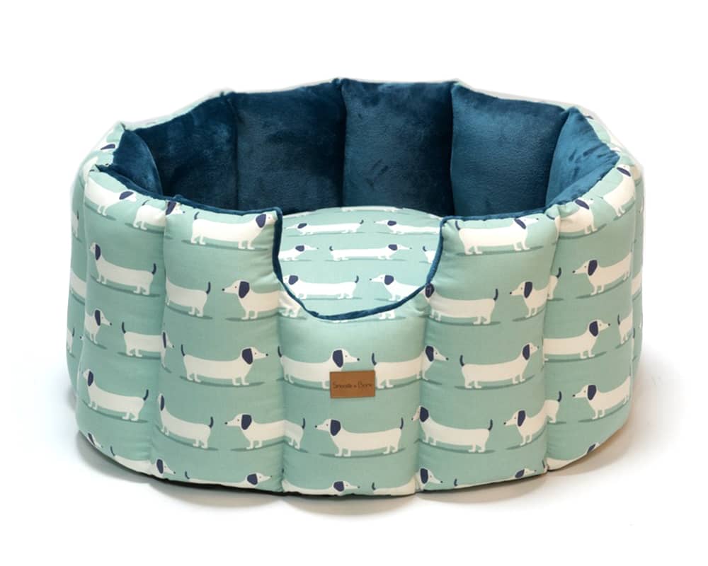 Blue Daxi Hand-Made Cave Dog Bed