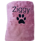 Dusky Pink Ziggy Fleece Blanket